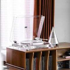 Transparent Bluetooth Turntables: Redefining Modern Vinyl Aesthetics