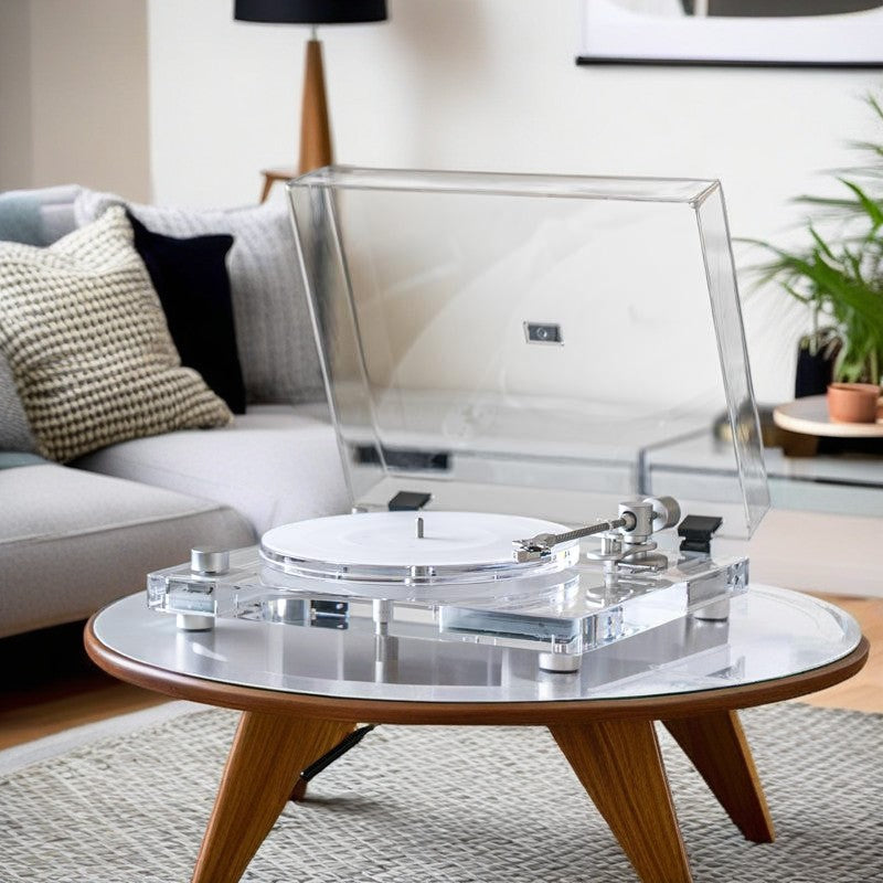 Affordable clear bluetooth turntable