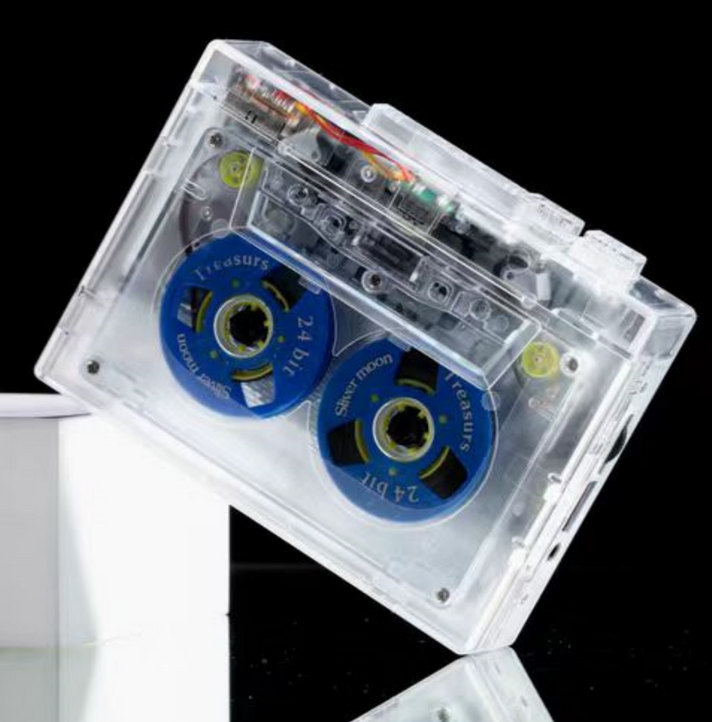 Transparent Cassette Player with USB Function