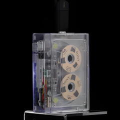 Transparent Cassette Player with USB Function