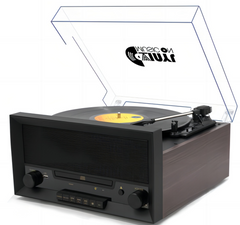 Wholesale Retro Turntable: Vinyl, CD, and Bluetooth Player with MP3 Recording, FM Radio, and Multi-Format Playback